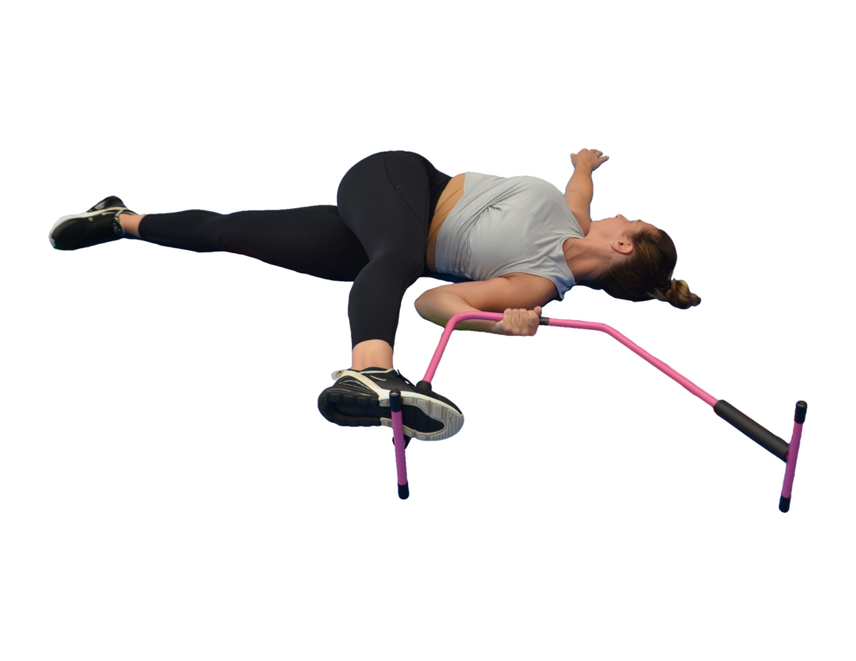 Laying twist stretch - ShapeStretch by Mystretchbar