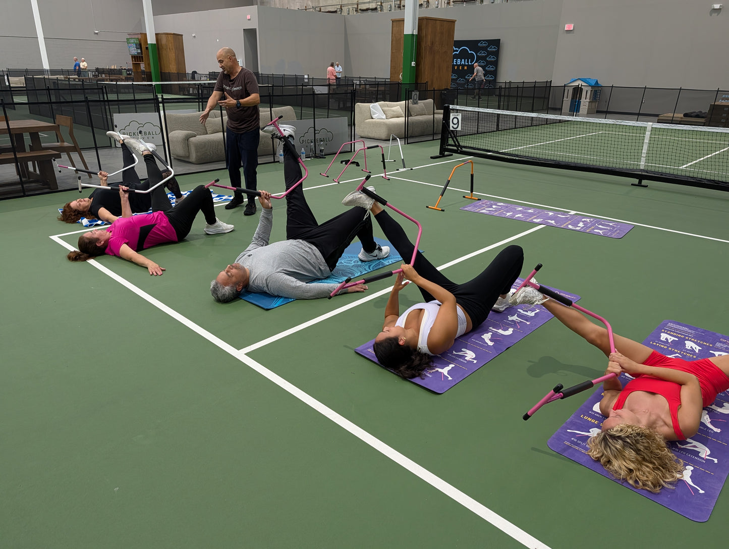 Assisted Stretching Class at Pickle Ball Heaven - 50 mins - $20