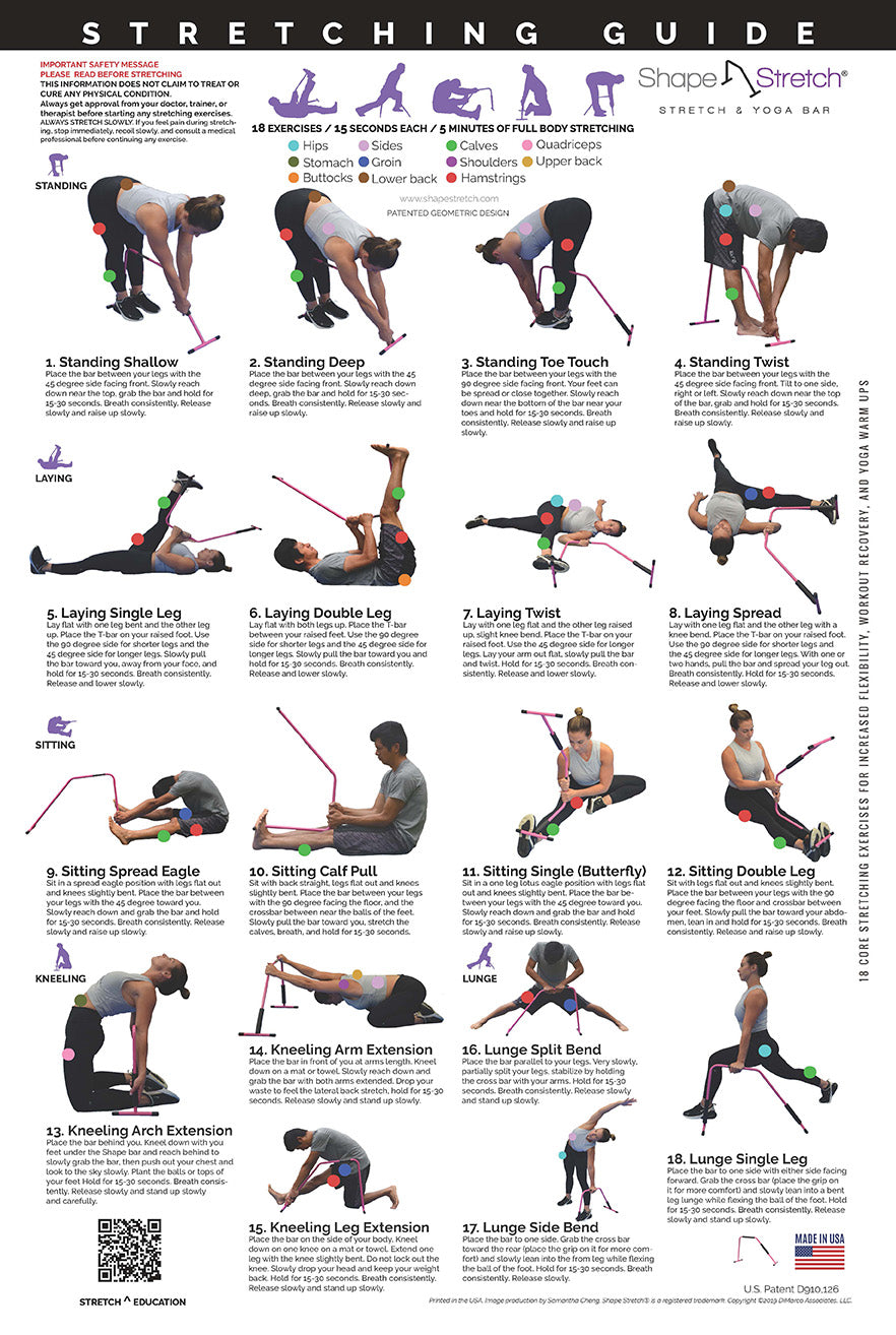 Gadget Friday – Stretch Out® Strap with Stretching Exercise Poster